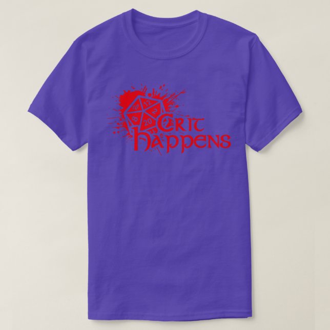 T-shirt Crit se produit (Design devant)