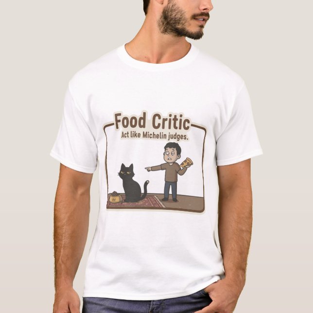 T-shirt critique alimentaire (Devant)