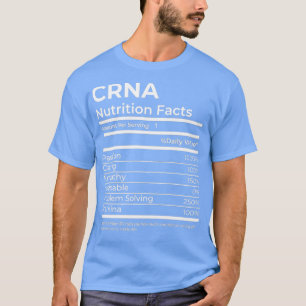 T-shirt CRNA Certified Registered Nuring Assistant Nutrit