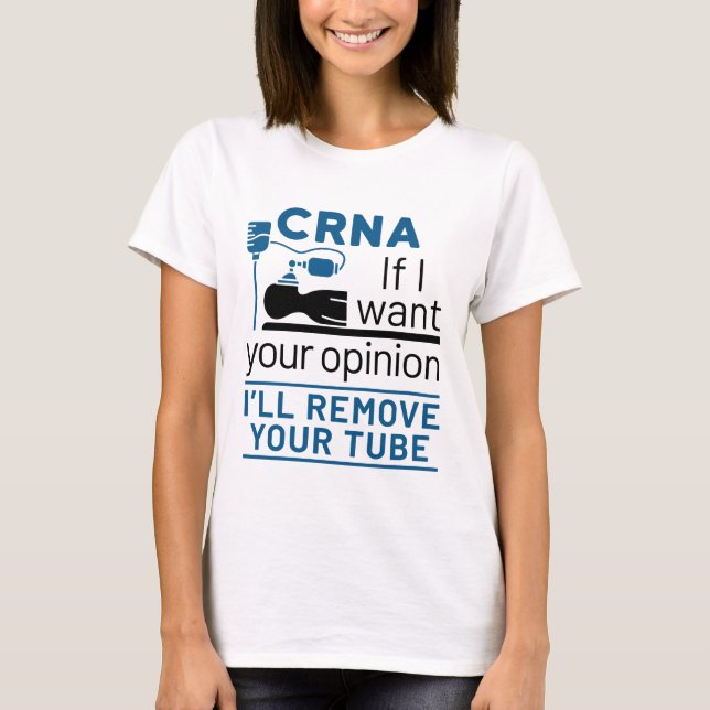 T-shirt CRNA Si je veux votre avis, je vais supprimer votr (Devant)