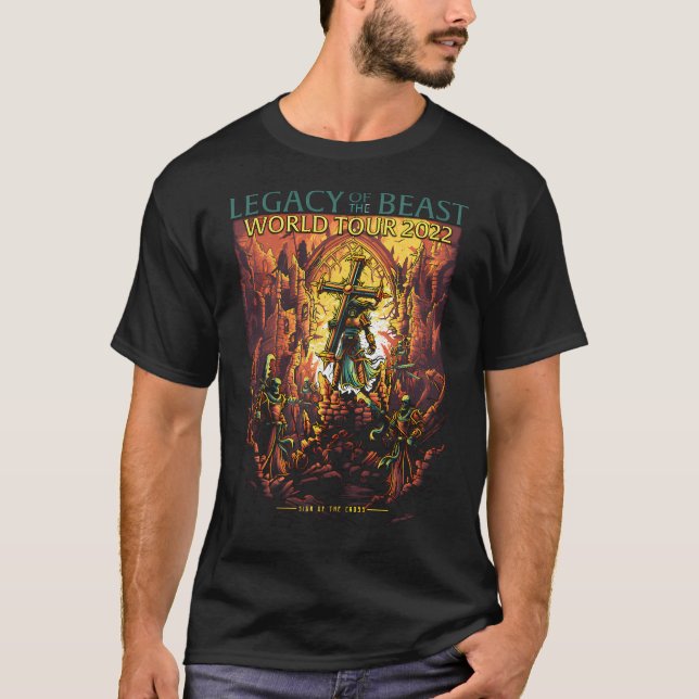 T-shirt Cro.ss et squelette (Devant)