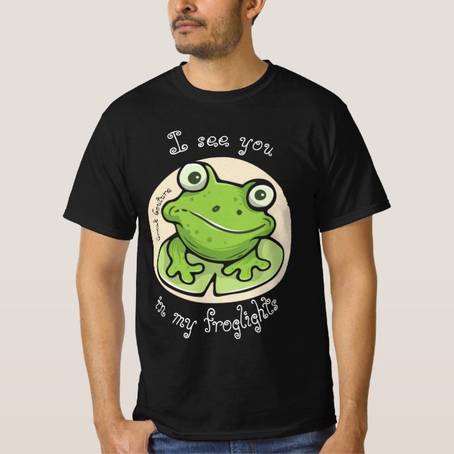 T-shirt Croak Couture, "À bientôt dans mes phares !" T-shi (Devant)