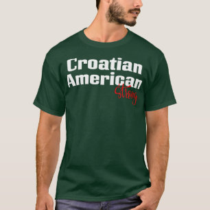 T-shirt Croate-Américain fort