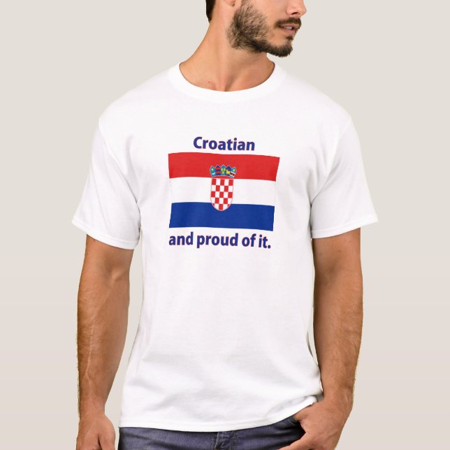 T-shirt croate fier (Devant)