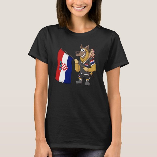 T-shirt Croatia Rasta Dog (Devant)