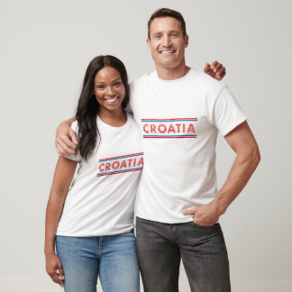 T-shirt Croatie - avec amour
