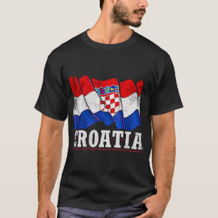 T-shirt Croatie Drapeau croate