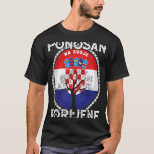 T-shirt Croatie Drapeau Croate Racines Hrvatske Croatie Za