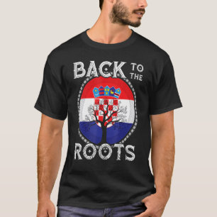 T-shirt Croatie Drapeau Croate Racines Hrvatske Croatie Za