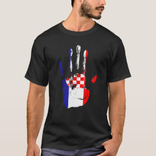 T-shirt Croatie Drapeau Hommes Femmes Enfants
