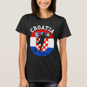 T-shirt Croatie Foot croate Drapeau croate Hrvatska Soc