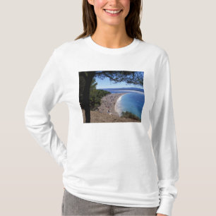 T-shirt Croatie, île de Brac, Bol, plage de Golden Cape