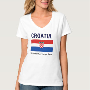T-shirt Croatie modèle à personnaliser