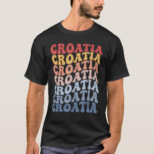 T-shirt Croatie Super Retro Croat