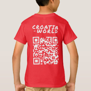 T-shirt CROATIEvs MONDE Rouge