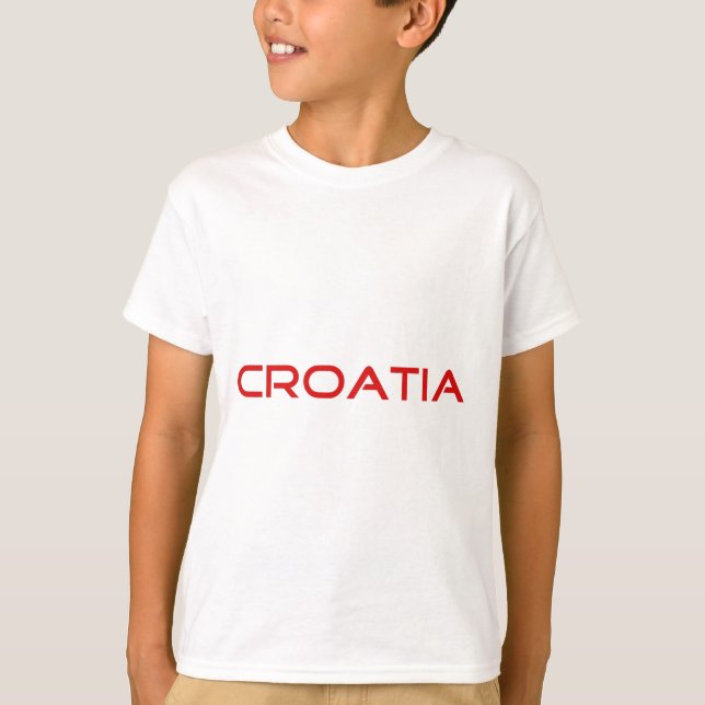 T-SHIRT CROATIQUE (Devant)