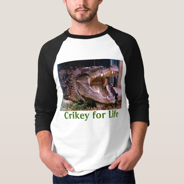T-shirt croc, mince alors pendant la vie (Devant)