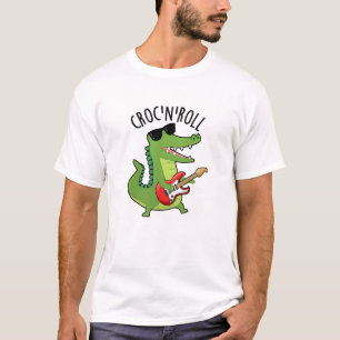 T-shirt Croc N Roll Funny Crocodile Puns