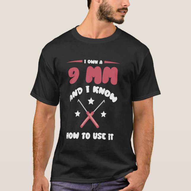 T-shirt Crochet au Crochet (Devant)