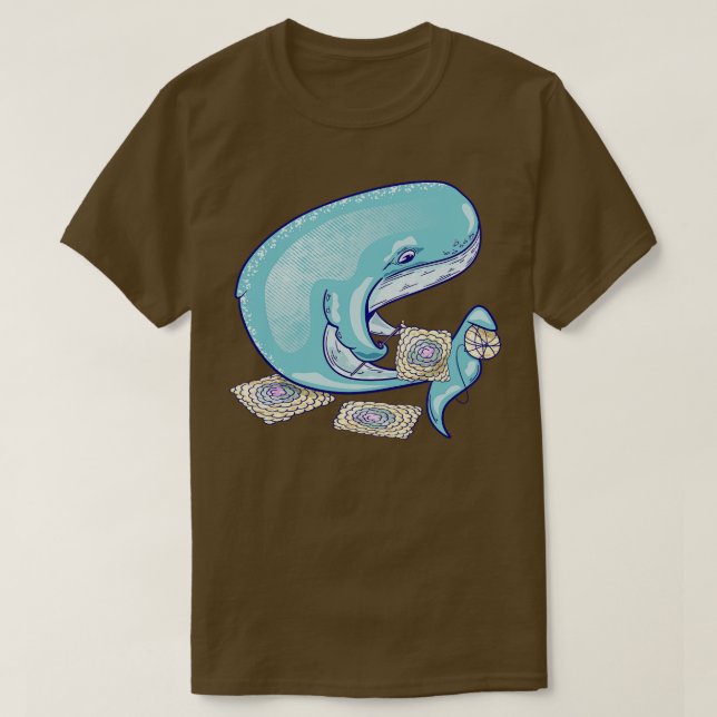 T-shirt crochet baleine (Design devant)