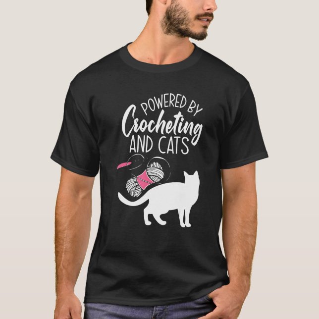 T-shirt Crochet Chat Crochet Crochetant (Devant)