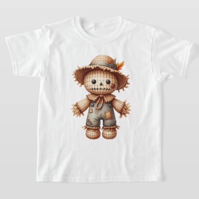 T-shirt Crochet Épouvantail Mignon (Poser)