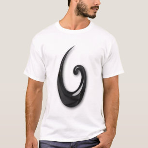T-shirt Crochet-obsidien de Maori-Poisson
