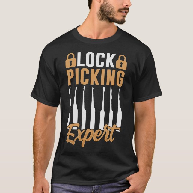 T-shirt Crochetage de serrure S2 Serrurier (48) (Devant)