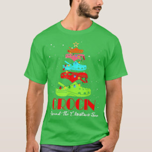 T-shirt Crocine autour de l'arbre de Noël 201