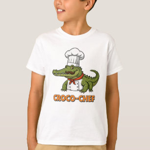 T-shirt Croco-Chef : Chef-d'oeuvre culinaire