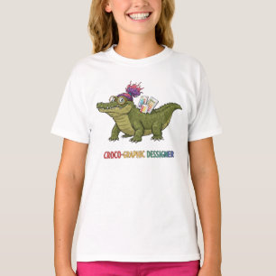 T-shirt "Croco-Graphic Designer : Art in Style
