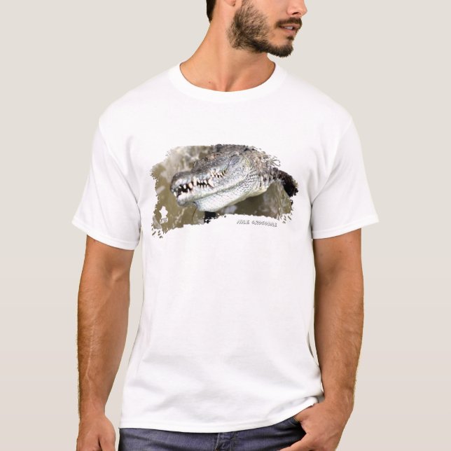 T-shirt Crocodile 01 du Nil (Devant)