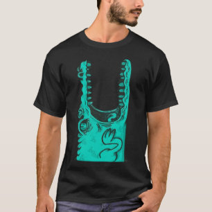 T-shirt Crocodile à bouche ouverte