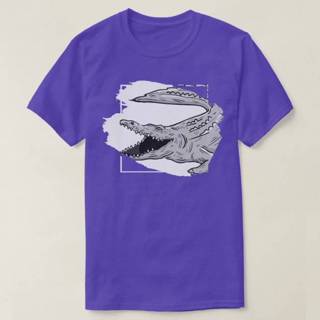 T-shirt Crocodile alligator dangereux (Design devant)