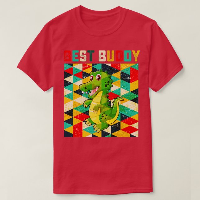 T-shirt Crocodile Best Buddy (Design devant)