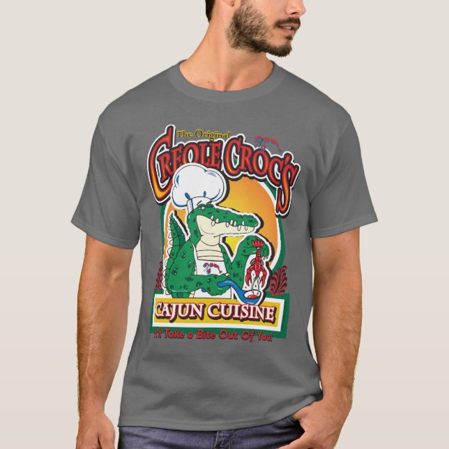 T-shirt Crocodile Cajun de la Nouvelle-Orléans (Devant)