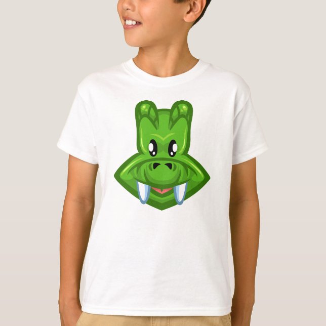 T-shirt Crocodile cartoon (Devant)