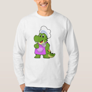 T-shirt Crocodile comme faire cuire avec de la spatule
