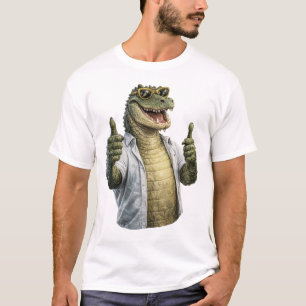 T-shirt Crocodile Cool Pouce en l'Air – Style d'Animaux Dr