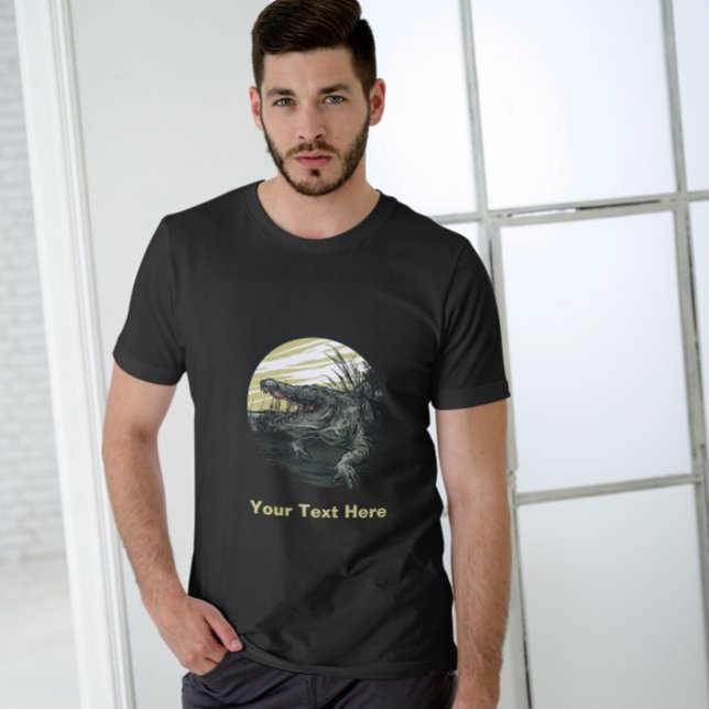 T-shirt crocodile dangereux (Créateur téléchargé)