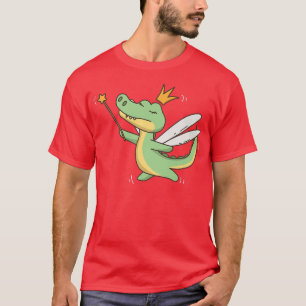T-shirt Crocodile de fée Faune Mystique Animal Fairy Lov