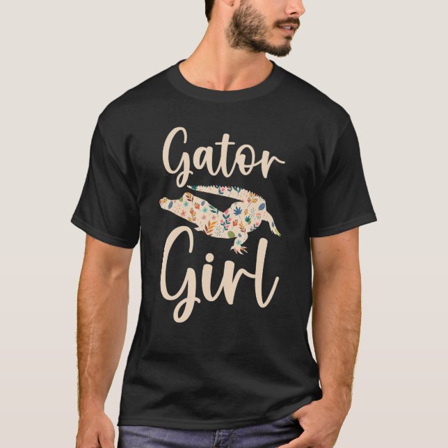 T-shirt Crocodile de gardien de zookeeper fille Gator (Devant)
