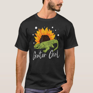 T-shirt Crocodile de Whisperer de l'alligator de tournesol
