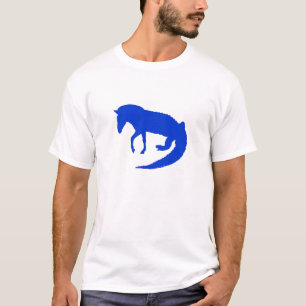 T-shirt Crocodile de Zèbre, animal sauvage bleu