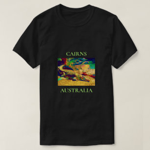 T-shirt Crocodile d'eau salée Queensland Australie voyage