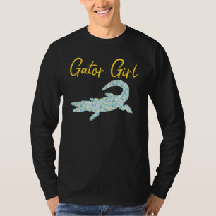 T-shirt Crocodile du gardien de zookeeper de la fille Gato