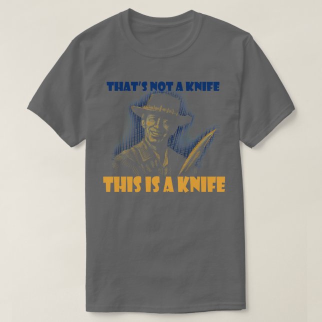 T-shirt Crocodile Dundee (Design devant)