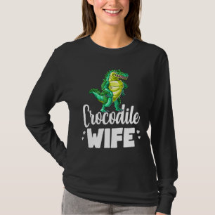T-shirt Crocodile Femme Alligator Reptile Animal