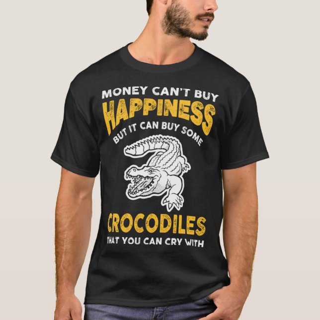 T-shirt Crocodile Joke Saying For Croc Handler (Devant)