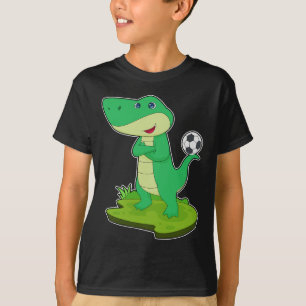 T-shirt Crocodile joueur de football Soccer